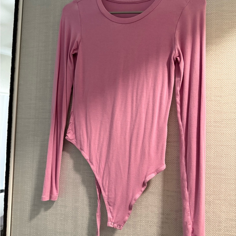 Vitality Pink Long Sleeve Bodysuit